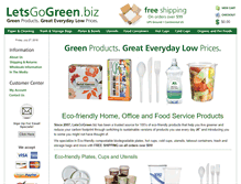 Tablet Screenshot of letsgogreen.biz