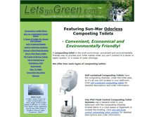 Tablet Screenshot of letsgogreen.com